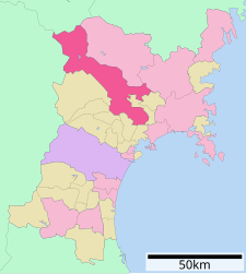 Ōsaki – Mappa