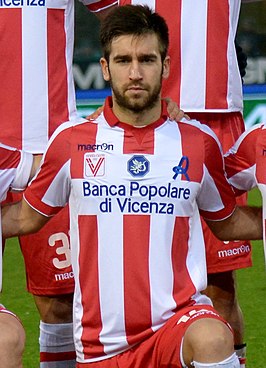 García in 2015 als speler van Vicenza