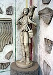 Statuette des guten Hirten, Domitilla-Katakomben, Rom, um 300