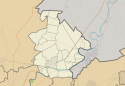 Markaz of Sherbin (colored Green) in the Dakahlia governorate