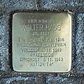 Stolperstein in Bietigheim-Bissingen für Walter Hass (26. August 2018)