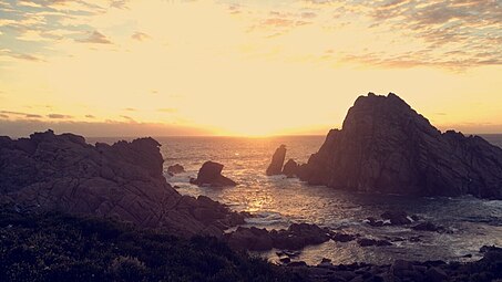 Sugarloaf Rock at sunset