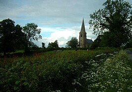 De kerk van Sutton on the Hill