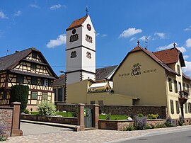 The church in Truchtersheim