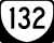 State Route 132 marker