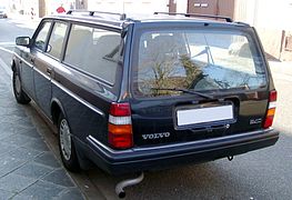 Volvo 240 Kombi, Heckansicht