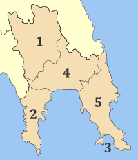 Lakonya'nın belediyeleri