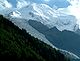 Dôme du Goûter von Chamonix aus gesehen