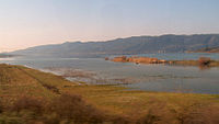 Lake Amvrakia, Greece, a protected Natura 2000 protected habitat.