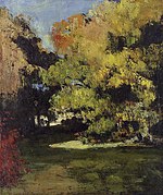 Paul Cezanne, 1867, Radura nella foresta