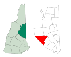 Location in Carroll County, New Hampshire