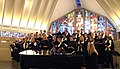 Choir singing in the Chapel of the Holy Trinity