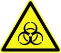 D-W016: Warnung vor Biogefährdung