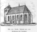 Die Kirche um 1885