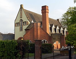 Voormalige kerk 'First Church of Christ' in Longsight.