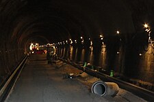 Forsttunnel, Sanierung der Entwässerung, September 2020