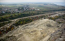 Aerial view of Kleszczów