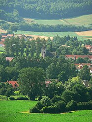 A general view of La Comté