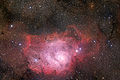 The Lagoon Nebula taken with Wide Field Imager