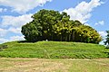 Rear circular mound