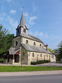 De kerk van Menneville