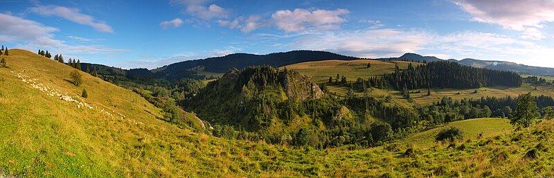 Panorama Rezerwatu Biała Woda