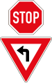 Stop to Sharp turn