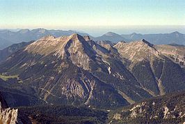 De Soierngroep vanaf de Östliche Karwendelspitze