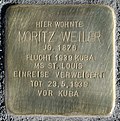 Stolperstein für Moritz Weiler (Linzer Straße 45)