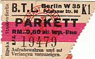 BTL-Lichtspiele Kinokarte ca. 1938–1943