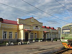 Railway station in Toguchin