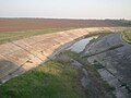 A dry branch of the canal in 2019.