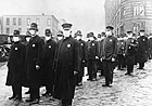 Αστυνομικοί με μάσκες στο Σιάτλ, 1918