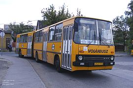 Ex-NDK-s 280.02-es a Volánbusz színeiben Budapesten