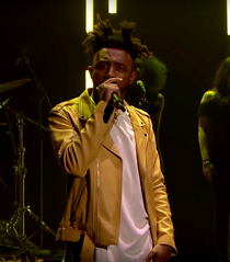 Aminé bei einem Auftritt in der Tonight Show, 2017