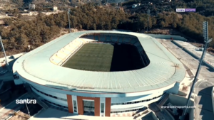 Blick auf das Stadion im August 2021