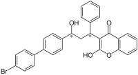 Strukturformel von Bromadiolon