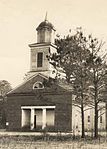 The Methodist Church in the 1930s, later destroyed by fire.