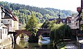 Nikolausbrücke mit Nagold in Calw