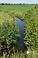 Bekau in Drage, rechts oben der Zufluss Rolloher Bek