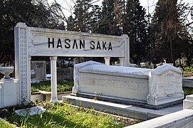 Hasan Saka'nın anıt mezarı