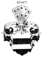 Wappen der Knaut in Siebmachers Wappenbuch von 1884