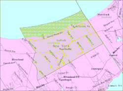 U.S. Census map of Northville