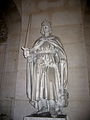 Versay'da II. Philippe Augustus heykeli.