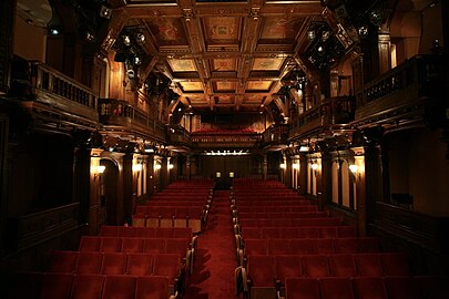 View of the hall from the stage