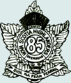 Cap badge of the 85th Battalion Nova Scotia Highlanders