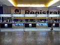 Registration booth for the 2010 ASQ Meeting at America's Center in St. Louis on 24 May.