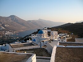 Village of Tholaria (Aigiali bay)