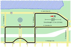 Tracciato di Chicago Street Course