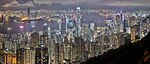 Hong Kong night skyline